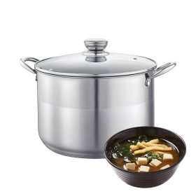Multipurpose 12 qt Stockpot with Glass Lid for Soups/Stews