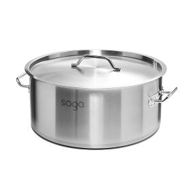 3.7 gal Top Grade Thick Stainless Steel Stock Pot 18/10