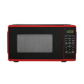 0.7 Cu ft Countertop Microwave Oven, 700 Watts, White (Pack Size: red)